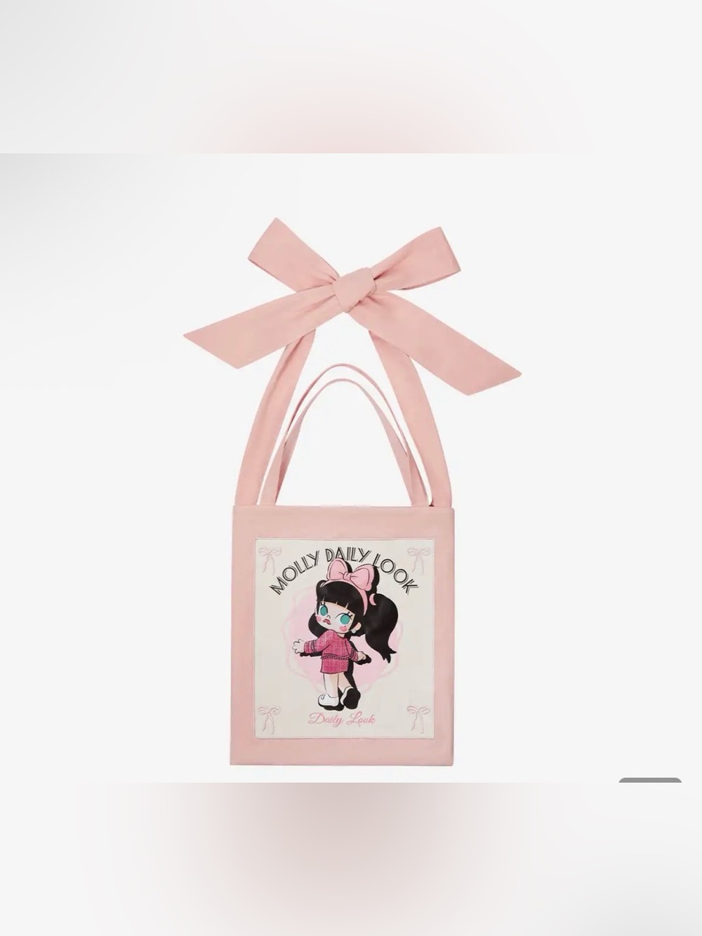 Pop Mart Molly Tote Bag with Bow